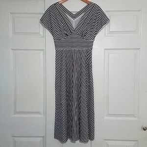 Maggy London Stripped Cotton Dress